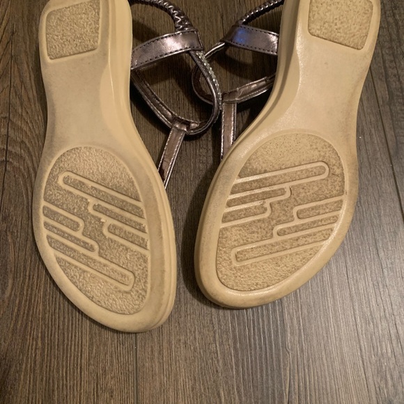EXIT LA Blinged Sandals Size 7 - Picture 7 of 10